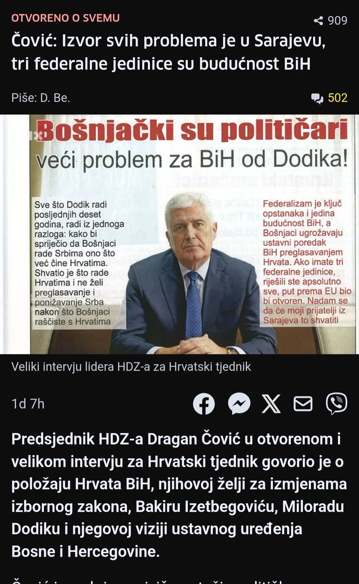 Danijal Hadžović tweet media