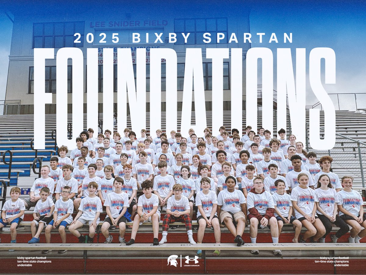 2025 Bixby Spartan Foundations is a wrap!

#BixbySpartans | #Undeniable