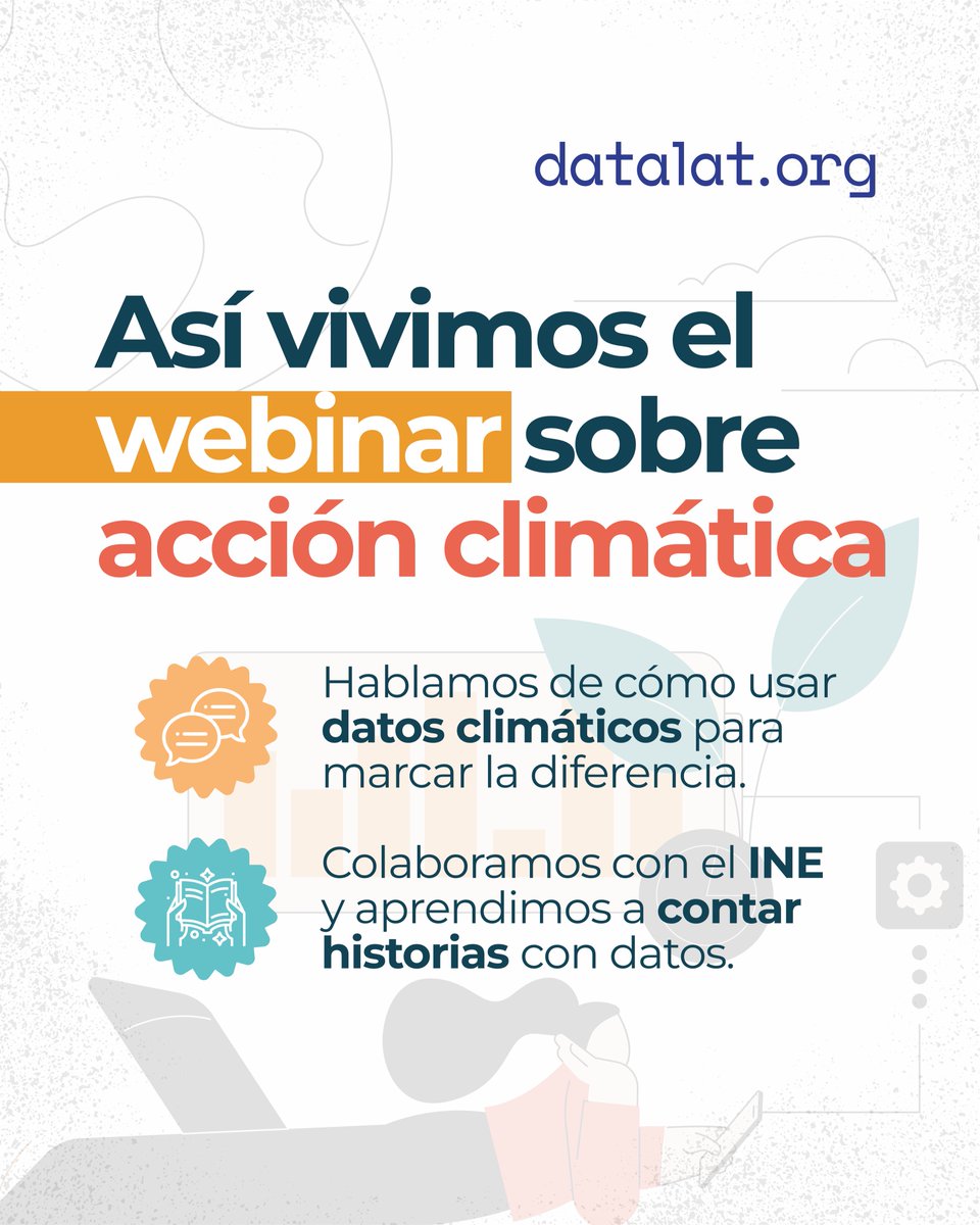 datalat's tweet photo. En el webinar “Incidencia por la acción climática basada en datos”, dirigido a OSC de Paraguay, exploramos cómo utilizar datos oficiales, narrativas visuales e inteligencia artificial generativa para incidir por el clima #Paris21 #AccionPorElClima https://t.co/2Pum83ZlxD