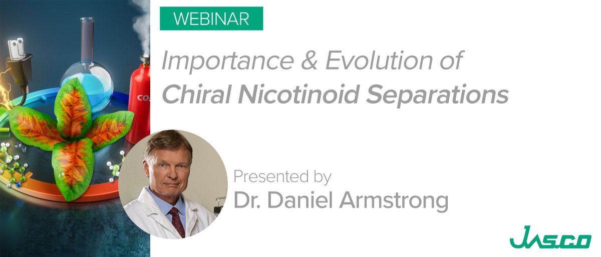Our most recent webinar with Dr. Daniel Armstrong is now available on-demand. Visit our learning center to check it out!

jascoinc.com/learning-cente…