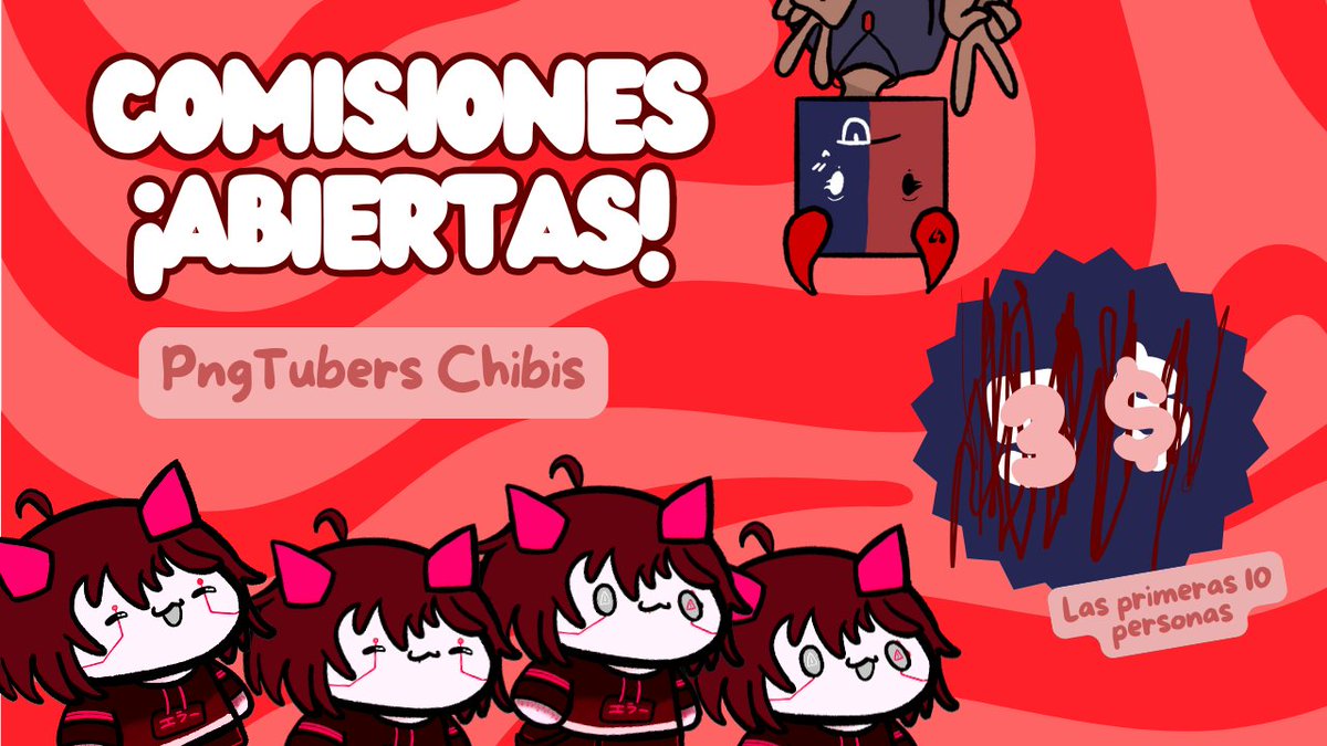 LaMaku_XD's tweet photo. GENTEEEE UUUUU 
Saque una nueva comision de modelos pngtubers con un precio especial  uuu
MAS INFORMACION EN MI KOFIIII

https://t.co/dNKjKuCTHq https://t.co/HWuakFUM4o
