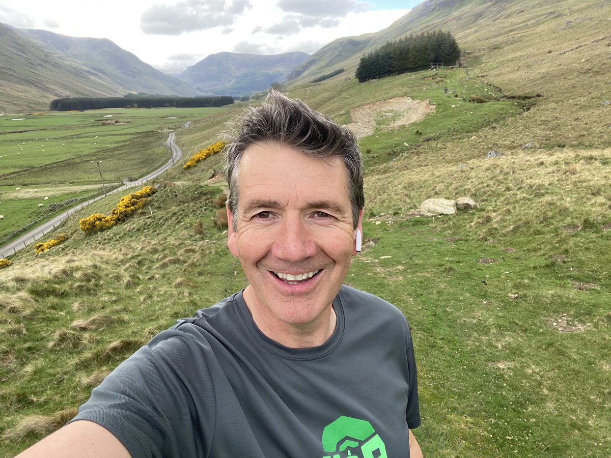 Very slow solo trail run in Glen Clova. Feeling blessed…I love this Glen!!  #bonniescotland #running #glenclova #happy #grateful