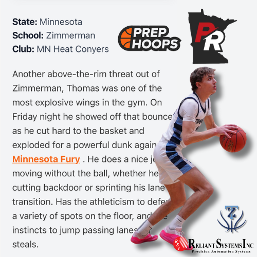 ZHS_Basketball's tweet photo. Two recent articles spotlight PrepHoops' coverage on Junior Thomas McEachern and Sophomore Jameson Smuda, featuring their performances with their AAU teams! https://t.co/lbONHqapm4
