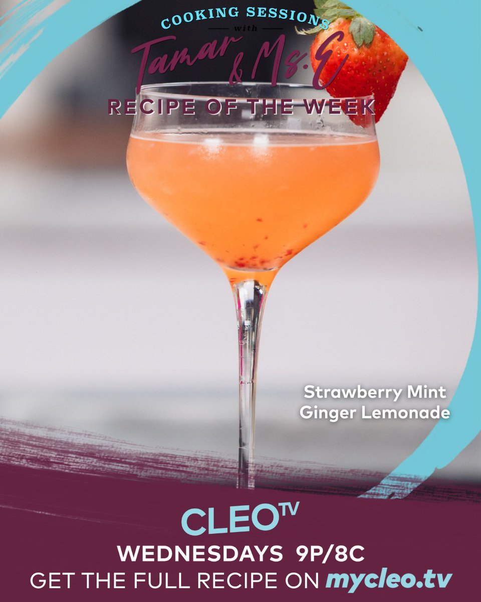 mycleotv's tweet image. Can you say YUM!? 😋 The Braxton Burger paired with a Strawberry Mint Ginger Lemonade 🍸 *chefs kiss* 🤌🏾

Here🔗: bit.ly/42Y2XH5

Missed an episode this season? Catch up on #CookingSession with @TamarBraxtonHer &amp;amp; @EvelynBraxton anytime on the #CLEOTV App or On Demand!