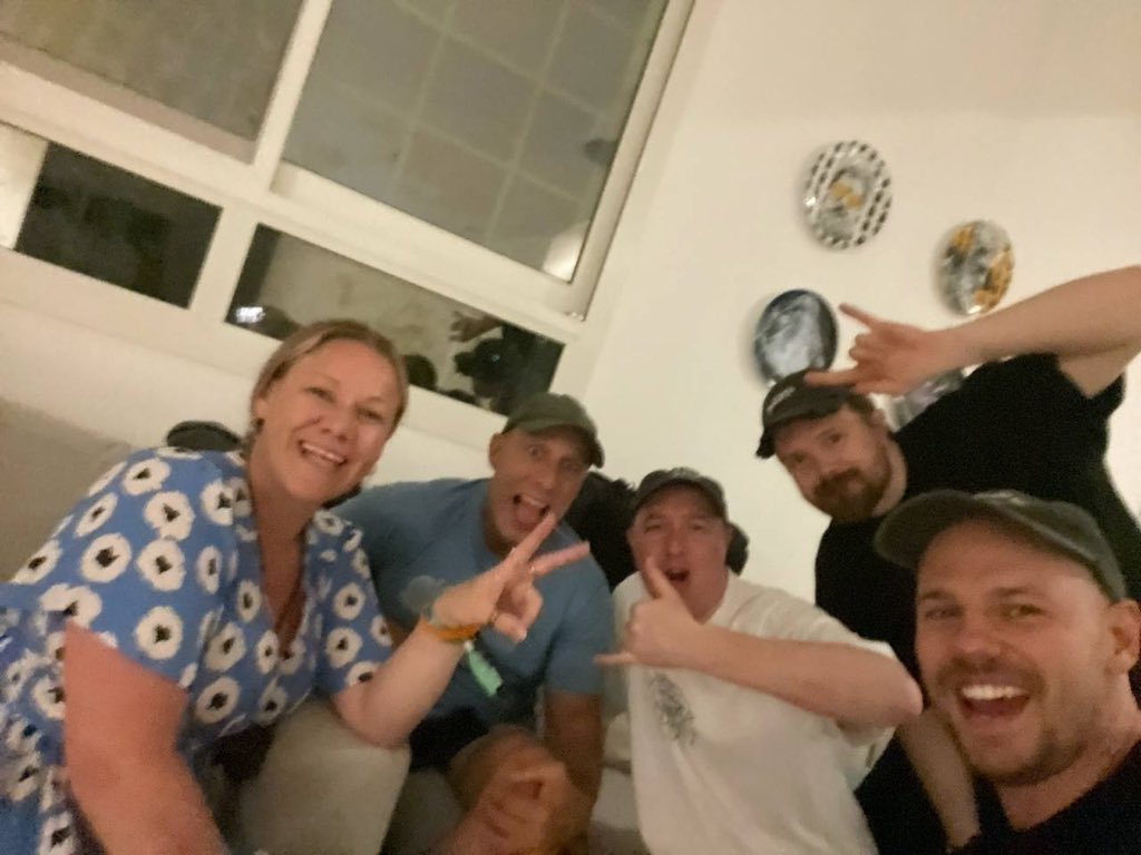 SWANNY๐บ (@swannycrypto) on Twitter photo Got to meet the <a href="/RoachRacingClub/">Roach Racing Club</a> team tonight. 
I was so excited.
As a certified degenerate this game on <a href="/AbstractChain/">Abstract</a> is one of my faves. 
Gamified trading by racing roaches via long/short chart is ELITE! 
Copped a shock tshirt too! Got to meet the <a href="/RoachRacingClub/">Roach Racing Club</a> team tonight. 
I was so excited.
As a certified degenerate this game on <a href="/AbstractChain/">Abstract</a> is one of my faves. 
Gamified trading by racing roaches via long/short chart is ELITE! 
Copped a shock tshirt too!