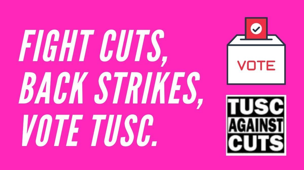 TUSCoalition's tweet image. May Day Solidarity to workers everywhere, especially those involved in campaigns to do any of the following (or, better still, all three!).
When the results are out, if you feel like we do, that we need a new party of the working class before the next elections, get in touch.