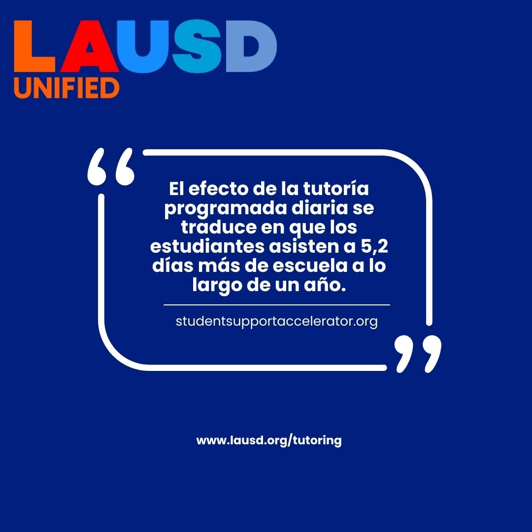 Distrito Escolar Unificado de Los Ángeles (@somoslausd) on Twitter photo 