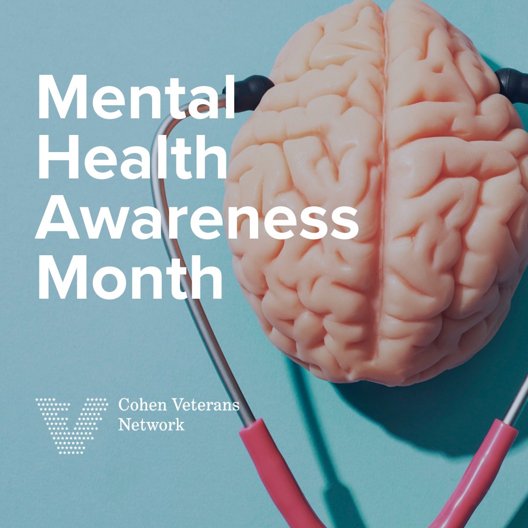 During the daily grind it can be easy to push aside our #MentalHealth and well-being. This May, during Mental Health Awareness Month, CVN is offering resources to help reduce stress in a short amount of time: cohenveteransnetwork.org/mham

#MentalHealthAwarenessMonth