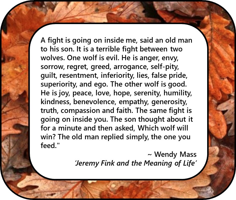 Our Take On:  Our world is in the midst of a battle between good &amp; evil. Which side wins will be determined by how much strength each of us has on an individual &amp; collective basis, to trust &amp; test our faith in love, hope, kindness, empathy &amp; generosity.