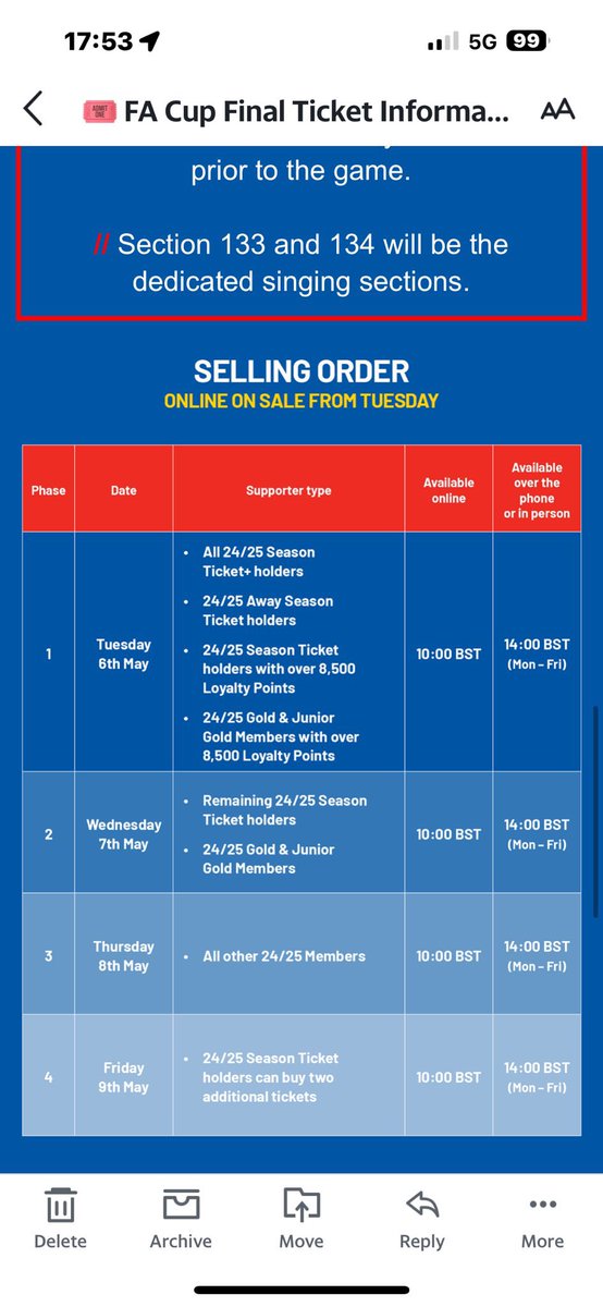 PRfootuk's tweet photo. @pizzapat246 Normal. Thanks just seen phase 3.

This is more clear. https://t.co/gKgaBqQtTe