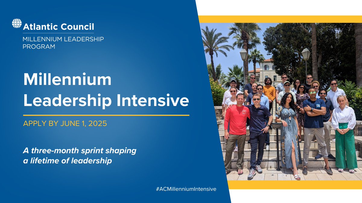 📢 Applications are open for the 2025 Millennium Leadership Intensive!

Travel to the Middle East and learn to lead through complexity. Apply by June 1 to join a network of global changemakers: bit.ly/43aSPvF

#ACMillenniumIntensive