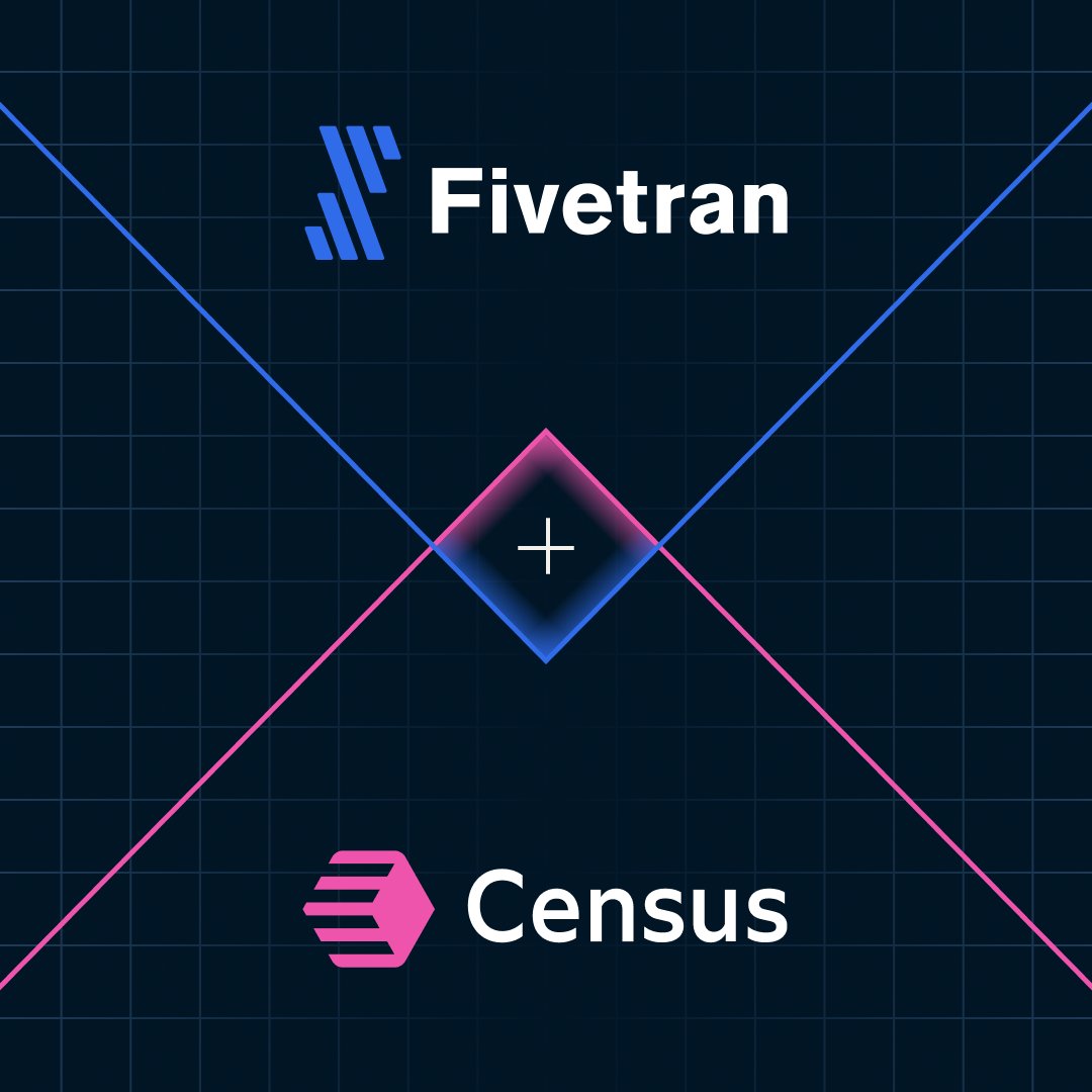 🚀 Big news at Fivetran: We’re acquiring Census!
This brings powerful Reverse ETL and activation capabilities to our platform, so data can flow wherever it’s needed — into your data platform and back into the tools where teams work every day: : fivetran.com/press/fivetran…