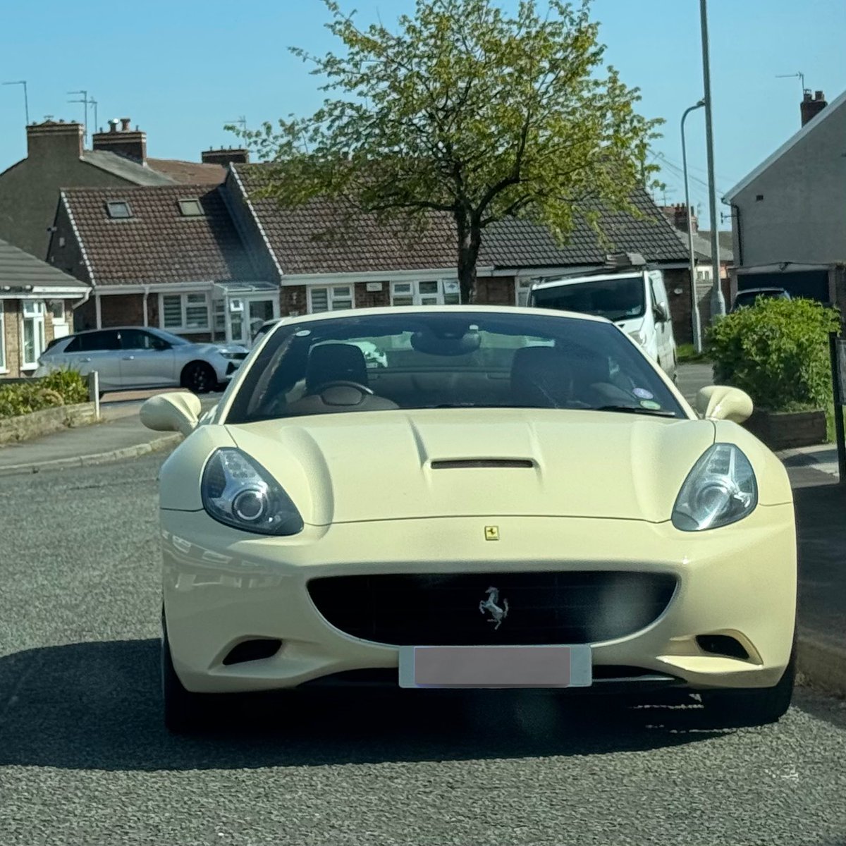 I know red is cliche on a Ferrari, but I think I prefer it to this.