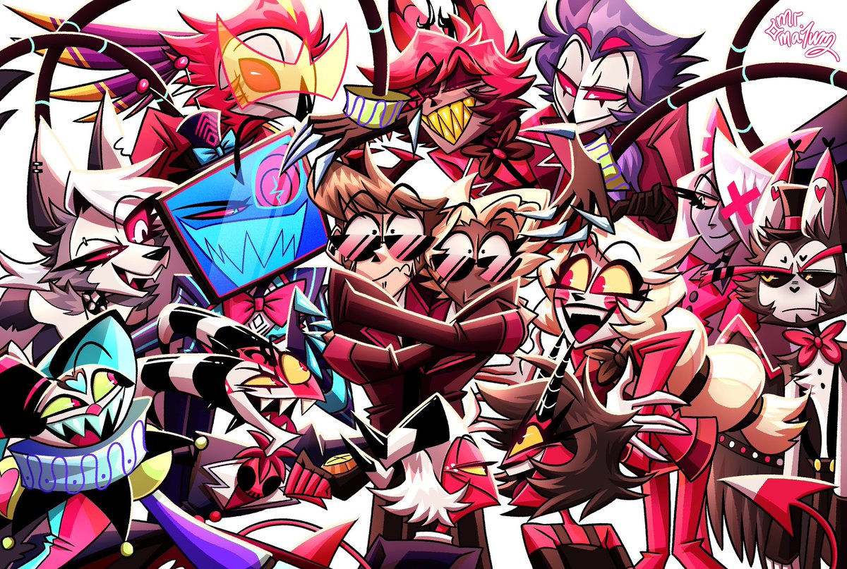 Twice the demon shows means twice the demons!! :))

#HelluvaBoss #HelluvaBossFanart #HazbinHotel #HazbinHotelFanart