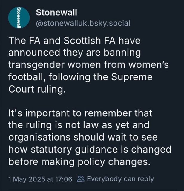 joannaccherry's tweet photo. How can a once reputable organisation publish such nonsense and expect to continue to be taken seriously? The Supreme Court have spoken. The grift is over. Now we just need apologies from Ruth Hunt, Nancy Kelley et al for throwing LGB people under the bus. https://t.co/Ke59ecAw1o