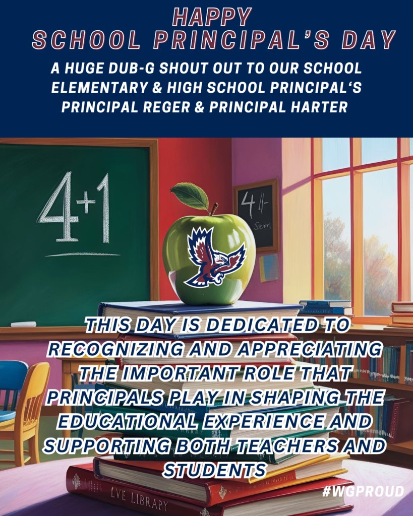 Happy Principal's Day to Principal Reger &amp; Principal Harter!