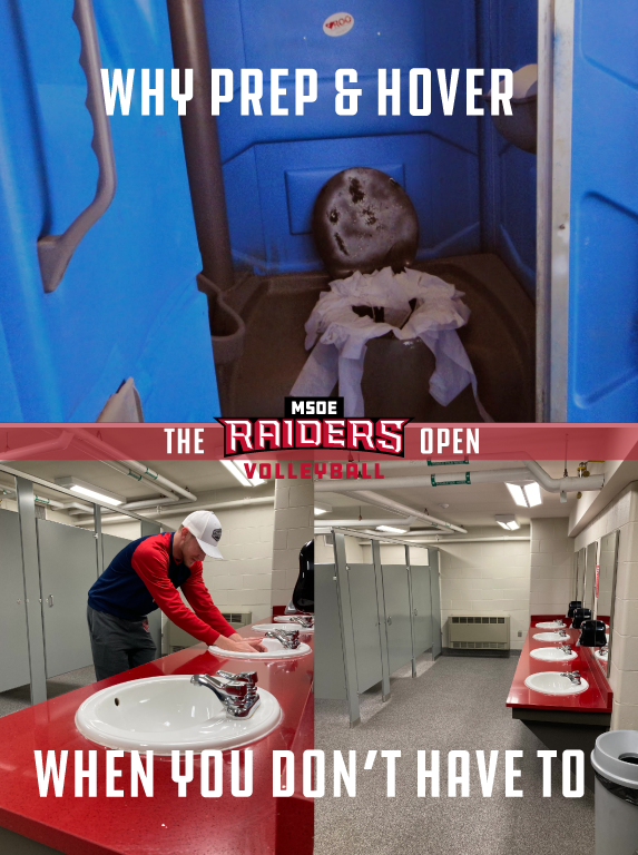 Not all tournament bathrooms are equal. Ours are awesome.

msoeraiders.com/sports/2023/3/…