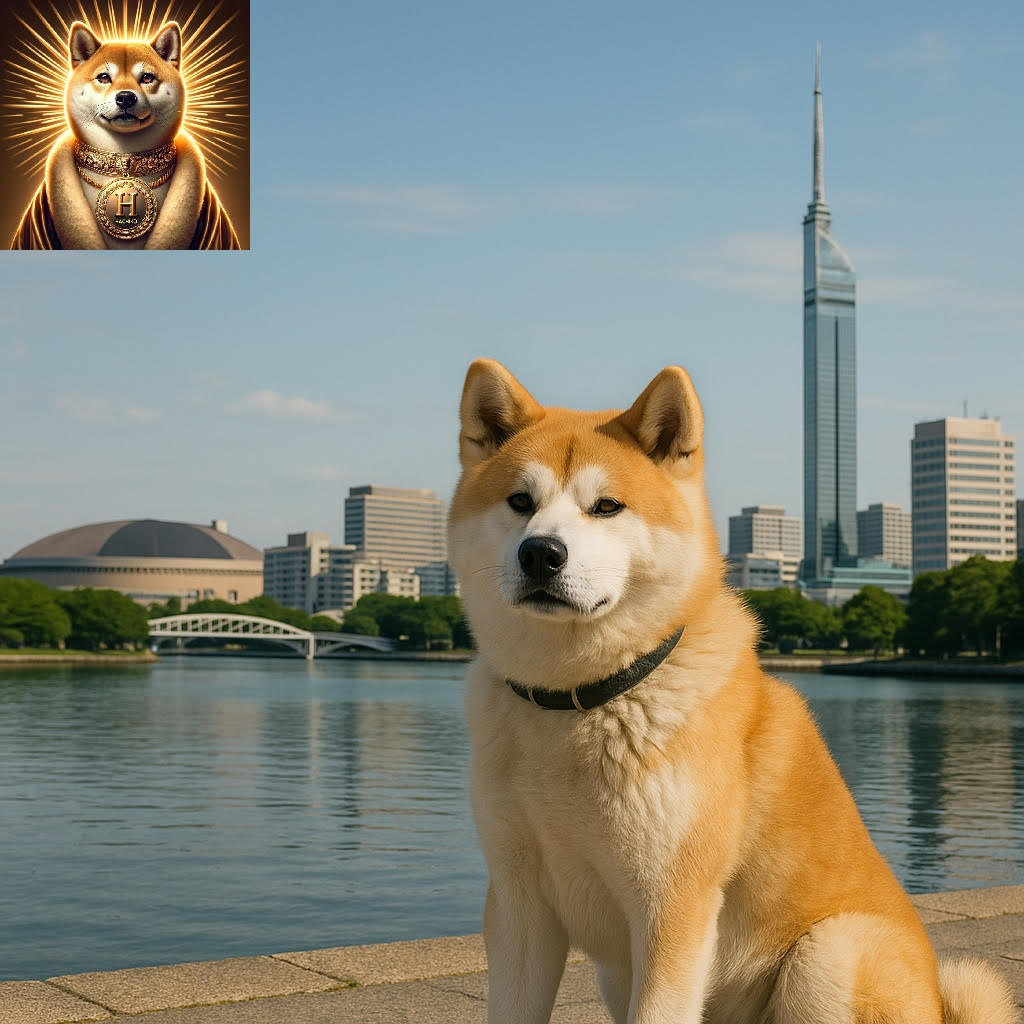 HachikoTeam's tweet photo. Hachiko Crypto in Fukuoka.

Hachiko Crypto in the heart of Fukuoka — where loyalty meets the skyline.

#HachikoCrypto #CryptoInFukuoka #MemeCoinOnTour #TravelWithHachiko #FukuokaVibes #JapanJourney #DogOnTheMove #IconicFukuoka #CryptoDog #SkylineScenes #Hachiko #Crypto #Fukuoka https://t.co/FZt71qhzs8