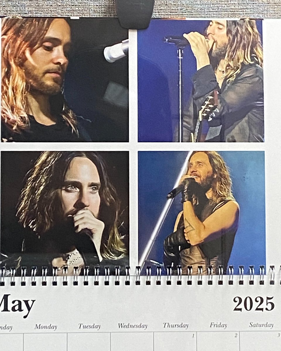 Rolynon247's tweet image. May you’re looking like a good month! 🤪
My work calendar… always a monthly treat! 😆
#jaredleto #liveloveleto #marsarmy #jaredletoismytherapist #may2025 #may #newmonth
