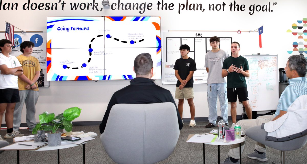 VHS Student Media (@vhsstudentmedia) on Twitter photo The INCubatoredu teams pitch all day today. The top five teams will be announced on Instagram @incubatoredu_vhs around 4 p.m. The finalists will pitch next Friday, May 9 in the PAC for funding and to determine the top team that will submit to nationals in Chicago. <a href="/LeanderCTE/">Leander CTE</a> The INCubatoredu teams pitch all day today. The top five teams will be announced on Instagram @incubatoredu_vhs around 4 p.m. The finalists will pitch next Friday, May 9 in the PAC for funding and to determine the top team that will submit to nationals in Chicago. <a href="/LeanderCTE/">Leander CTE</a>
