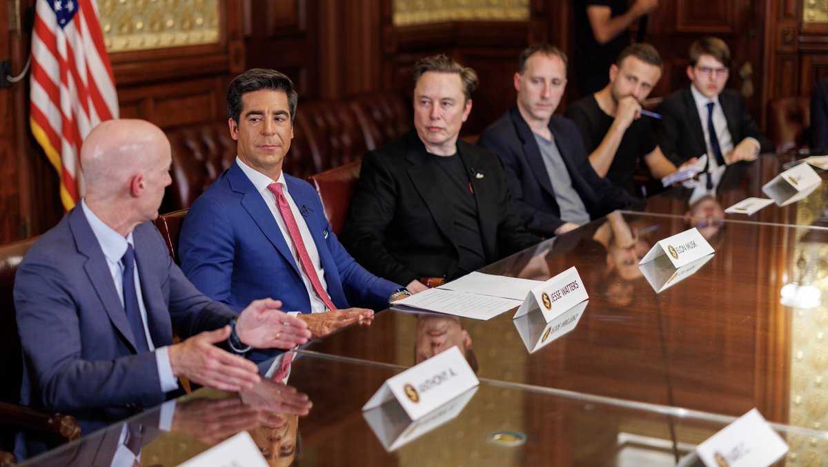 Inside a <a href="/DOGE/">Department of Government Efficiency</a> meeting with <a href="/elonmusk/">Elon Musk</a> tonight on <a href="/FoxNews/">Fox News</a>