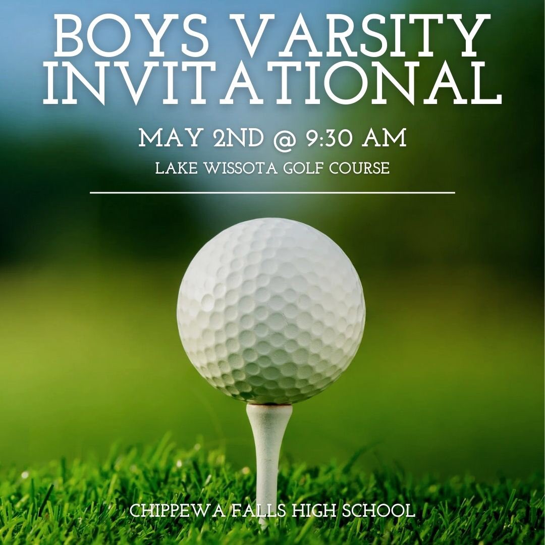 Good luck to our golf athletes for their Varsity Invitational tomorrow!