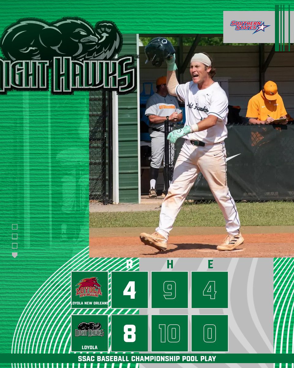 .<a href="/TU_Night_Hawks/">TU Athletics</a> with the big win in pool play at the SSAC Baseball Championship!