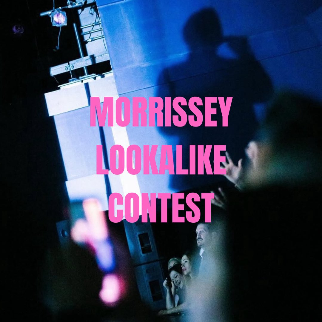 Don’t forget! At Mozarmy this year we’re having a Morrissey lookalike contest with a great prize for the winner 🏆 Dig out your most bona drag and chance your arm…

📸 Ryan Lowry