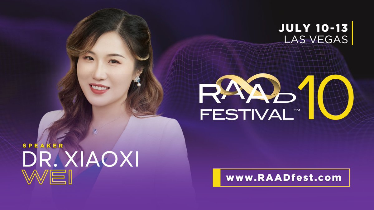 Welcome Dr. Xiaoxi Wei (<a href="/IceageSofie/">Xiaoxi(Sofie) Wei</a>), <a href="/X_Therma/">X-Therma Inc.</a> to #RAADfest 2025! 
<a href="/rlecoalition/">Coalition for Radical Life Extension</a> <a href="/LongevityEVF/">Longevity Escape Velocity Foundation</a> 
<a href="/JamesRstrole/">James Strole</a> <a href="/aubreydegrey/">Aubrey de Grey</a>