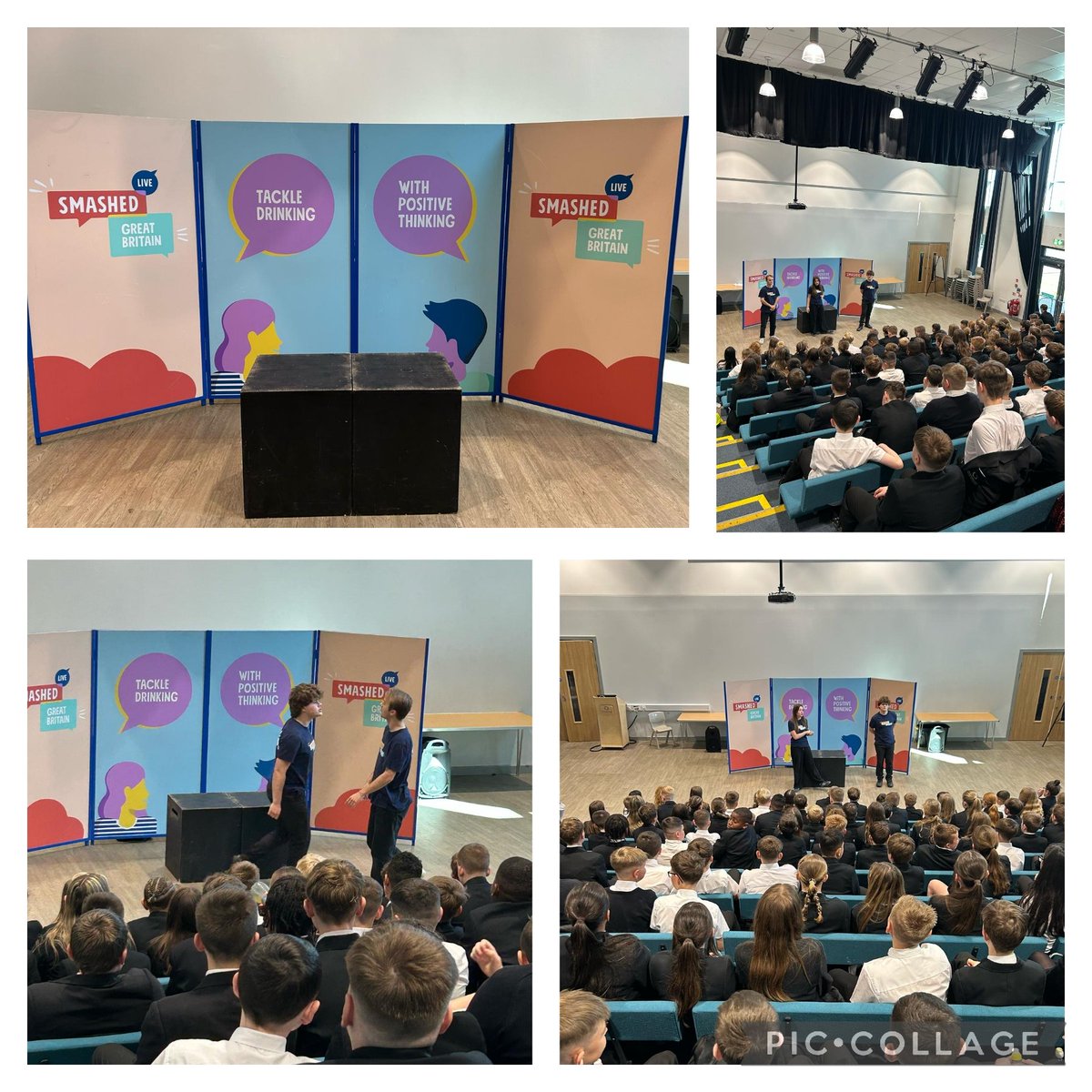 LongbentonHS (@longbentonhs) on Twitter photo Y7 watched a performance and took part in an interactive workshop tackling underage drinking through positive thinking. They looked at the social and emotional causes of underage drinking, the impacts and where to get help.
Thanks to <a href="/smashedproject/">Smashed Project</a> Y7 watched a performance and took part in an interactive workshop tackling underage drinking through positive thinking. They looked at the social and emotional causes of underage drinking, the impacts and where to get help.
Thanks to <a href="/smashedproject/">Smashed Project</a>