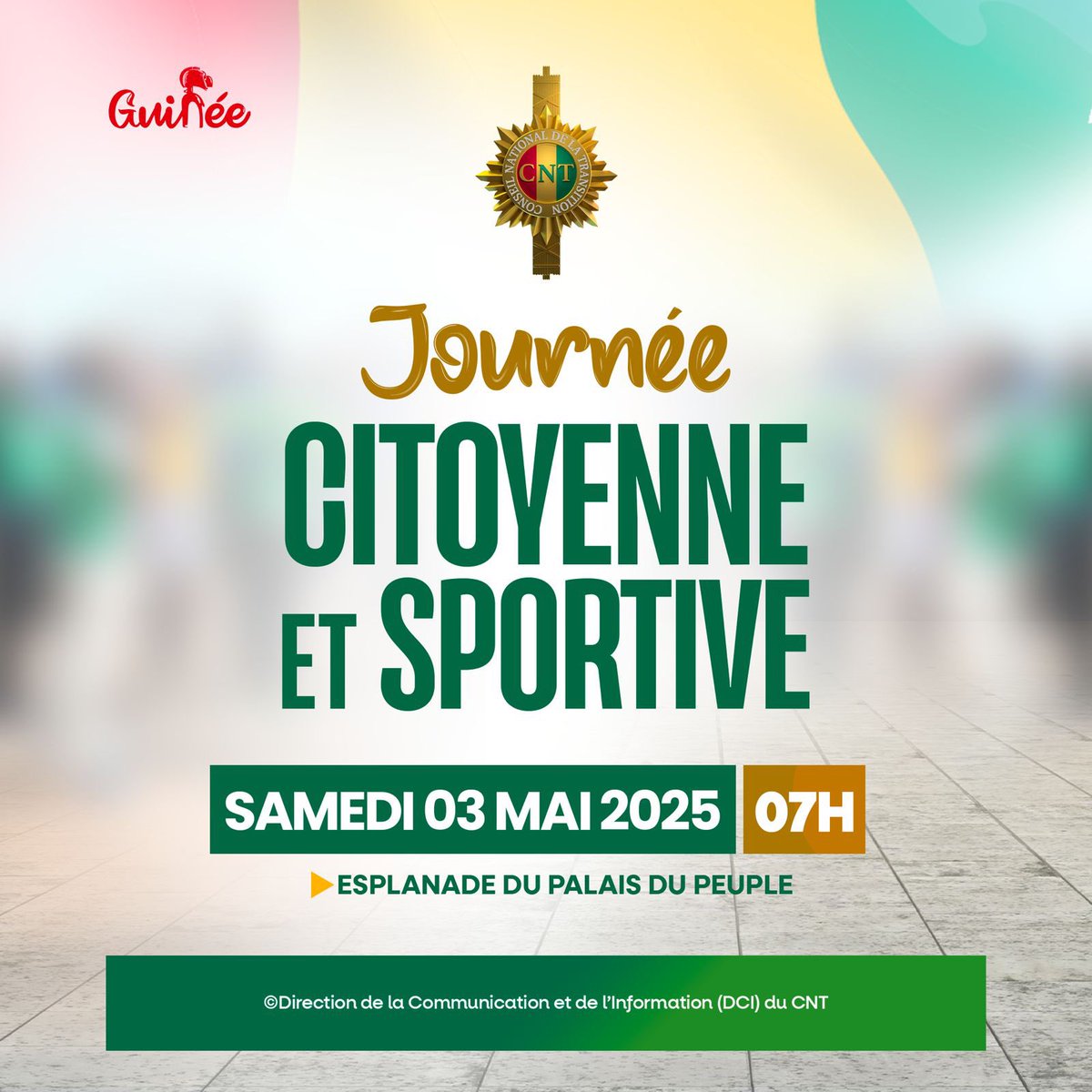 #cleanbarry
Reprise solennelle de la Journée Citoyenne et Sportive du CNT. 
Cultivons ensemble la cohésion nationale dans la bonne humeur pour un esprit sain dans un corps sain !
Rendez-vous à toutes et à tous ce samedi 3 mai 2025, dès 7h, sur l’esplanade du Palais.