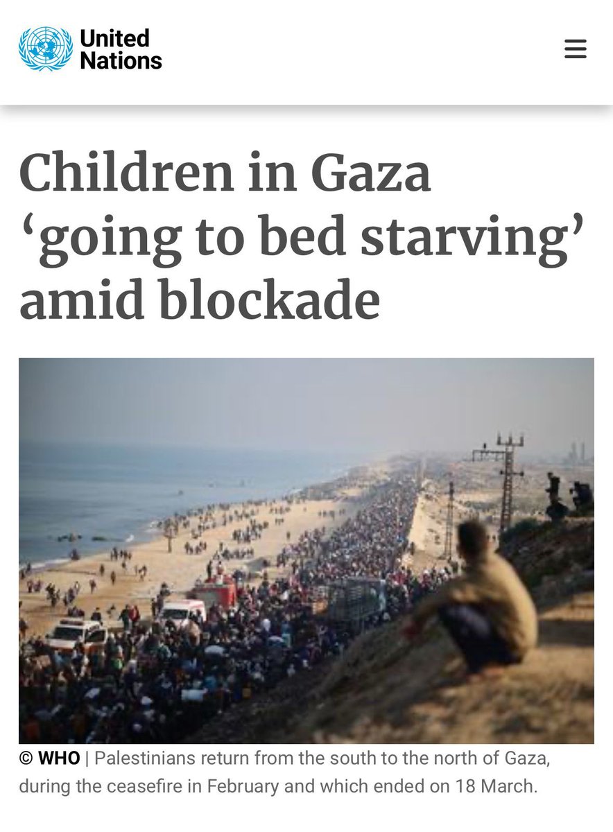 Solidarity to <a href="/KNEECAPCEOL/">KNEECAP</a>, who have used their platform to highlight the genocide in Gaza - and who know that in a sane world, they are not the story. This is from the UN two days ago, after nearly two months of a blockade. No food, medicine getting in. Please do not get