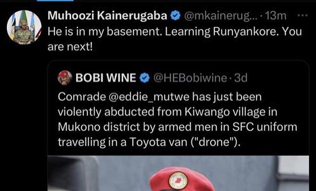 They operate like they own Uganda — untouchable, above the law, as if the rest of us are less than human. They command torture chambers like playgrounds, abduct whoever they wish, and rule through fear and blood. The so-called ‘first son’  just like his father is drunk on power,