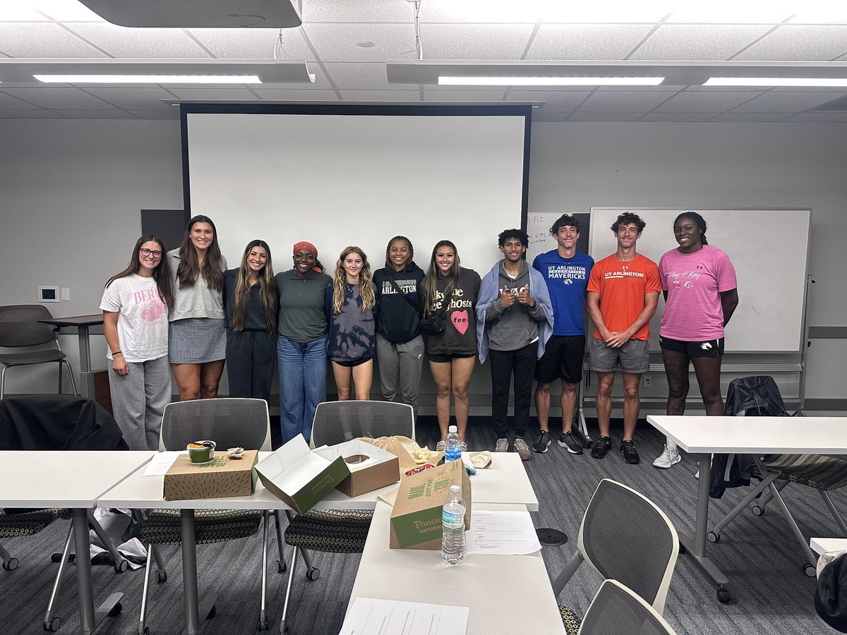UTA_SA_Dev's tweet image. Passing the Torch. Building the Future.
We’re proud to introduce the 2025–2026 SAAC Leadership Team — a group of student-athletes ready to lead with integrity, purpose, and heart.
#SAAC #MaverickPride #StudentAthleteLeadership #UTA #BuildingCommunity #LegacyInMotion