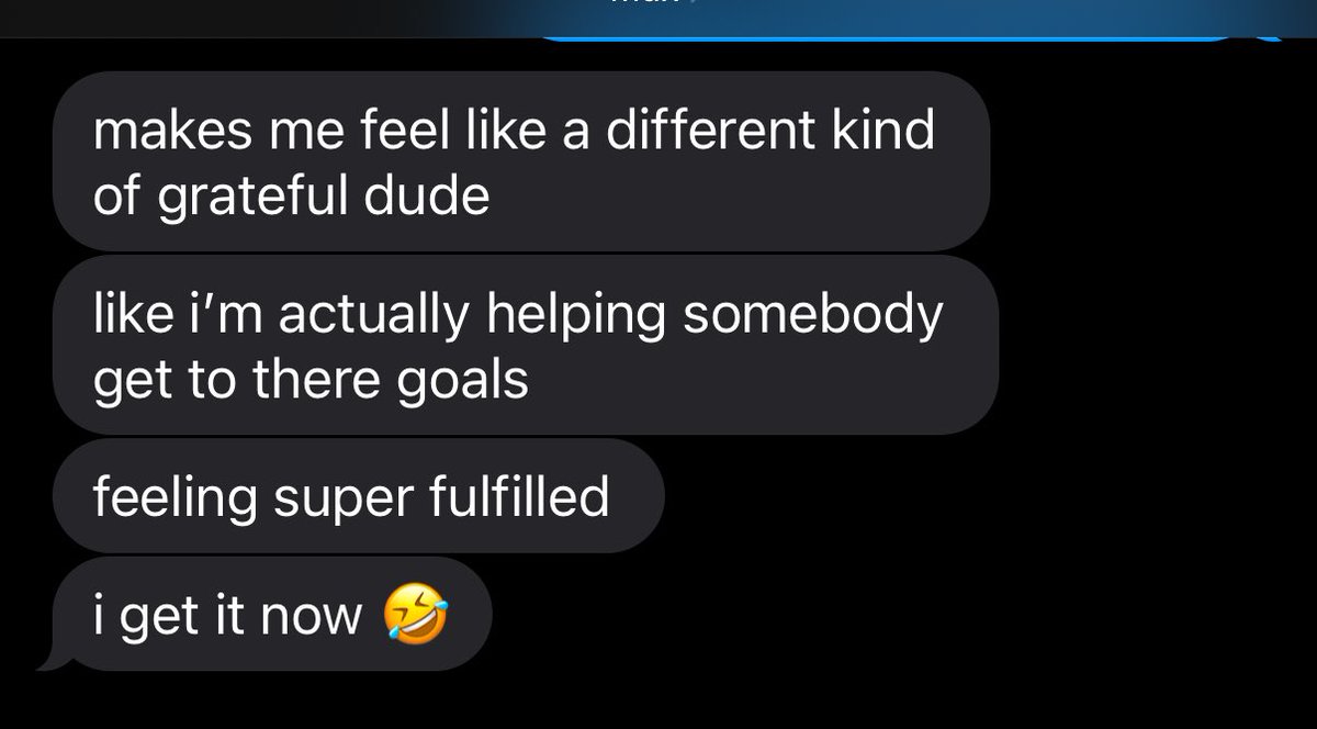 Every single day I wake up to texts like this from students in <a href="/creatorscorner0/">Creators Corner</a>

If you’re ever wondering how our group just keeps growing and getting more insane results, this is the answer…

Put your service and students FIRST 💯