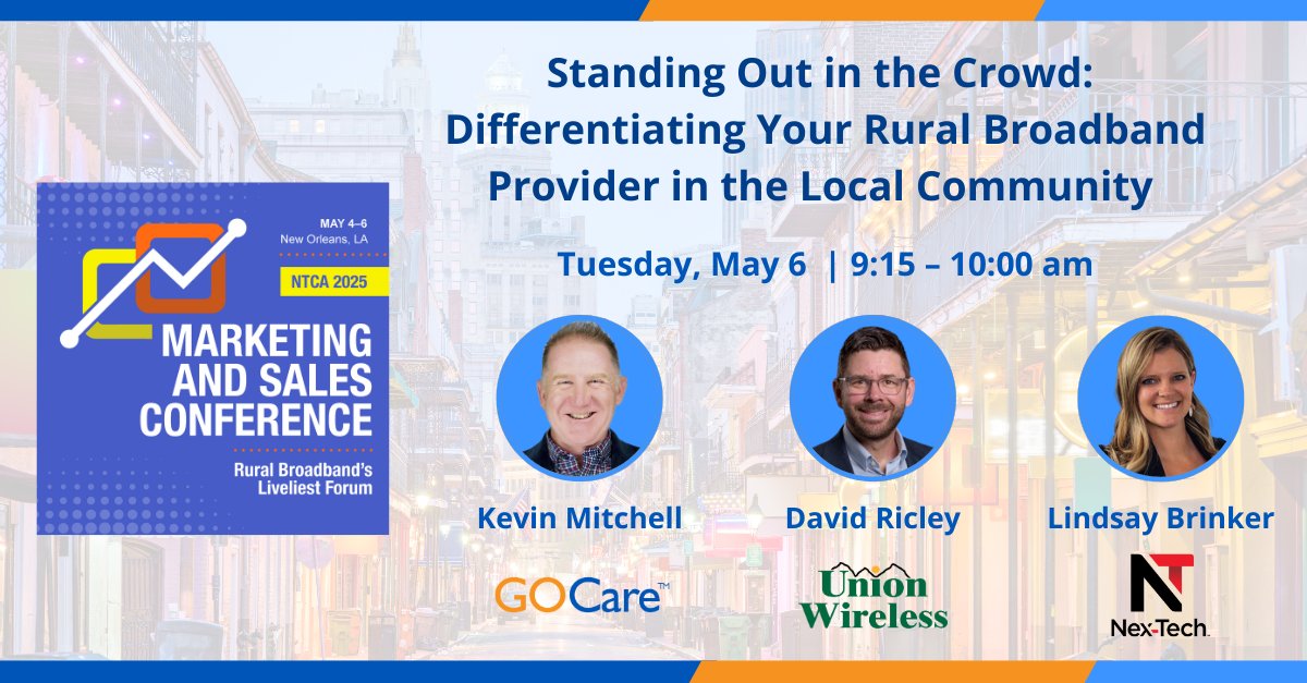GOCareCX (@gocarecx) on Twitter photo In a competitive landscape, #broadband providers can distinguish themselves through exceptional customer experience. Join us at the <a href="/NTCAconnect/">NTCA-The Rural Broadband Association</a> Marketing & Sales Conference for an enlightening session on #CX and #marketing: In a competitive landscape, #broadband providers can distinguish themselves through exceptional customer experience. Join us at the <a href="/NTCAconnect/">NTCA-The Rural Broadband Association</a> Marketing & Sales Conference for an enlightening session on #CX and #marketing: