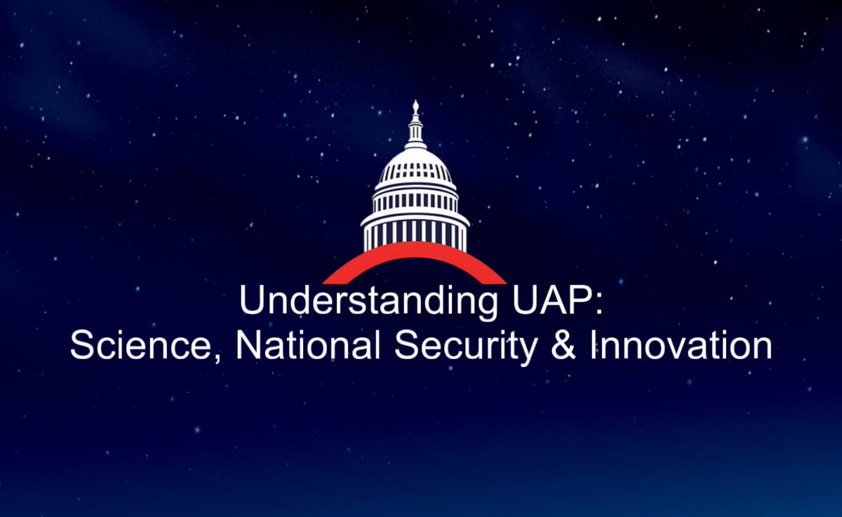 PiresFernandaA's tweet photo. Understanding UAP: Science, National Security &amp; Innovation (Live Video) 

The session is taking place at 11:30am ET on May 1, 2025, in Rayburn House Office Building, Room 2247 (time and location subject to change).

https://t.co/7pPEe1BwPO https://t.co/c39TmuES72