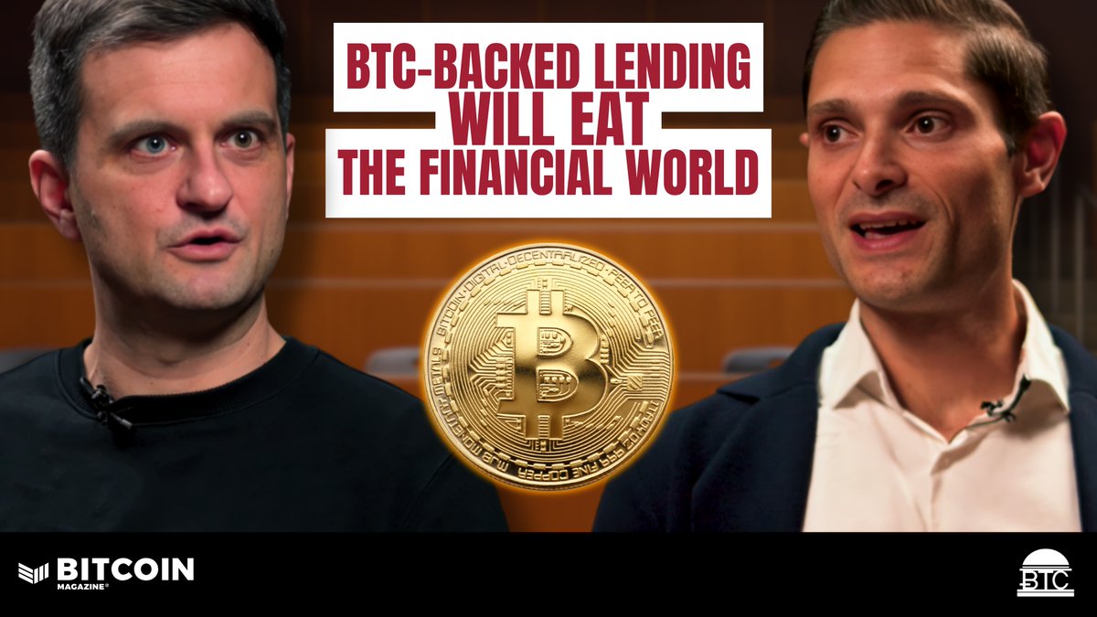 Bitcoin Magazine (@bitcoinmagazine) on Twitter photo WATCH: Why Bitcoin-Backed Lending Will Eat The Financial World | Mauricio di Bartolomeo đź’Ą
Feat. <a href="/hodlwithLedn/">Ledn</a> CSO <a href="/cryptonomista/">Mauricio Di Bartolomeo</a> in conversation w/ <a href="/frankcorva/">Frank Corva</a> at MIT Bitcoin Expo 2025 by <a href="/MITBitcoinClub/">MIT Bitcoin Club</a>
LINK: youtube.com/watch?v=bLEv8F… WATCH: Why Bitcoin-Backed Lending Will Eat The Financial World | Mauricio di Bartolomeo 💥
Feat. <a href="/hodlwithLedn/">Ledn</a> CSO <a href="/cryptonomista/">Mauricio Di Bartolomeo</a> in conversation w/ <a href="/frankcorva/">Frank Corva</a> at MIT Bitcoin Expo 2025 by <a href="/MITBitcoinClub/">MIT Bitcoin Club</a>
LINK: youtube.com/watch?v=bLEv8F…
