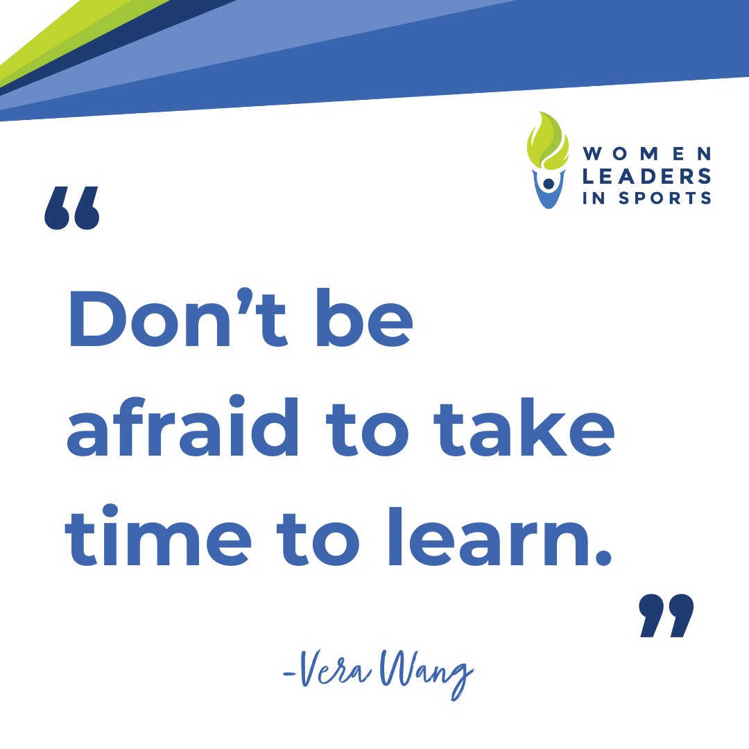 💚💙 #WeAreWomenLeaders #WomenLeadersInSports