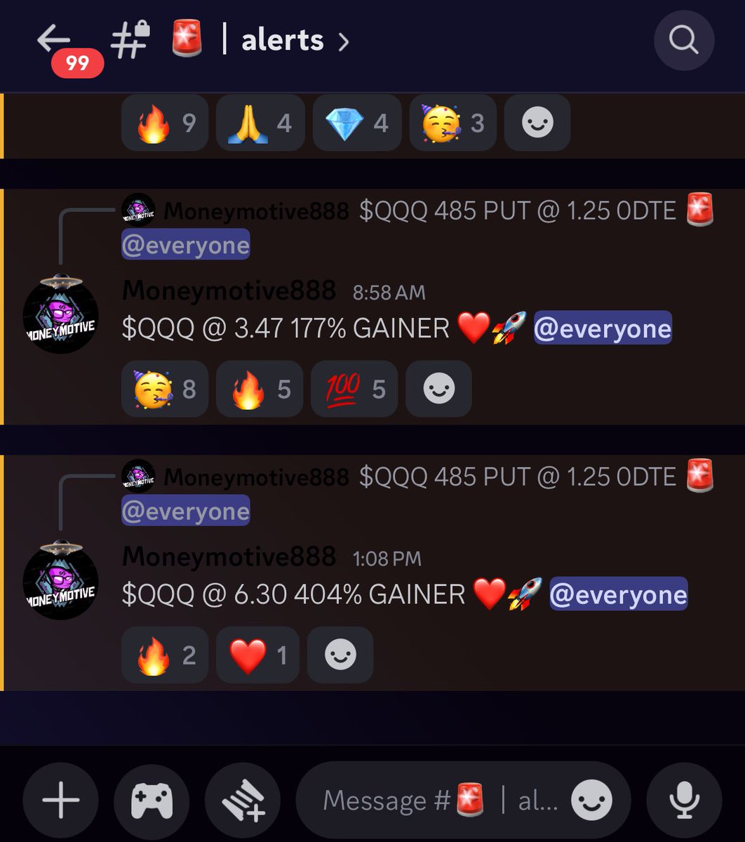 $QQQ @ 6.30 404% GAINER ❤️👑

WE DO THIS DAILY 

$SPY / $SPX / $QQQ

whop.com/moneymotive