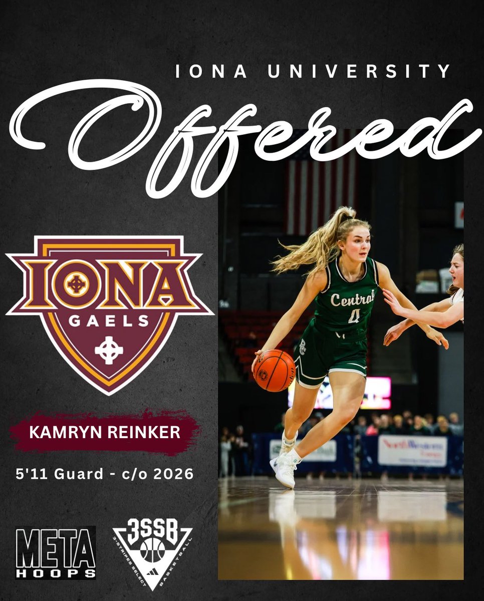 KamReinker's tweet image. Excited to receive an offer from @IonaWBB to further my education and play basketball! Thank you @CoachAngSzumilo for believing in me!