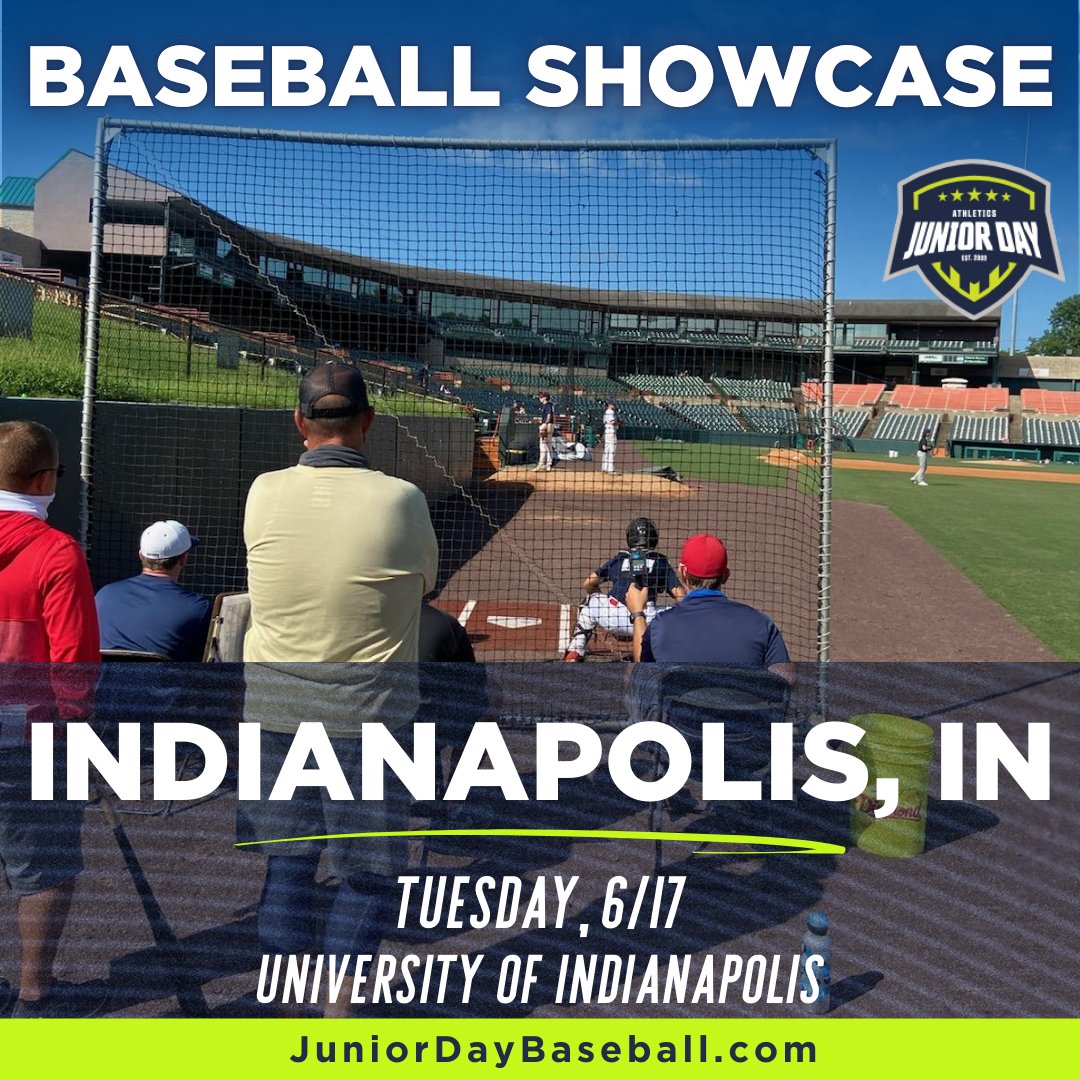 Junior Day Athletics (@juniordayath) on Twitter photo 📍Indianapolis, IN Baseball Showcase 
Hosted at the University of Indianapolis 
⚾️Tuesday, June 17th
⚾️Open to 2025-2029 Graduates 
⚾️Register Here: juniordaybaseball.com/event-details.…
📪Submit a Player Form: juniordaybaseball.com/about-us.cfm?#… 📍Indianapolis, IN Baseball Showcase 
Hosted at the University of Indianapolis 
⚾️Tuesday, June 17th
⚾️Open to 2025-2029 Graduates 
⚾️Register Here: juniordaybaseball.com/event-details.…
📪Submit a Player Form: juniordaybaseball.com/about-us.cfm?#…