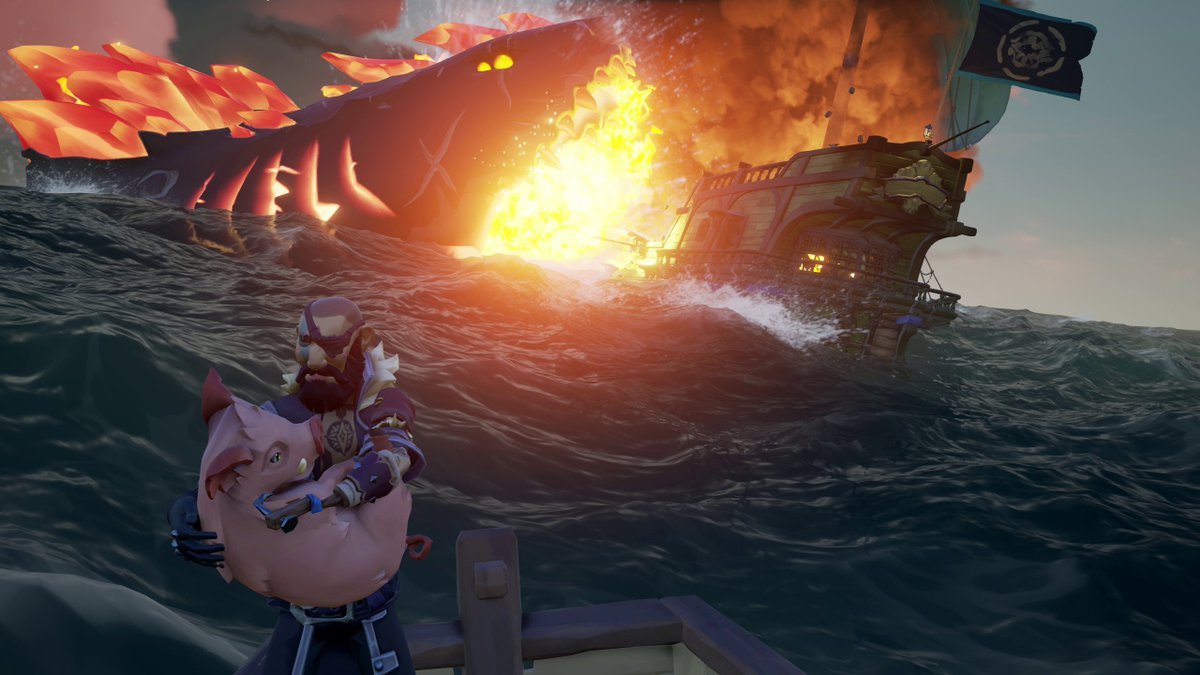 A beast from the deep

Theme : Wild Things

#SoTShot <a href="/SeaOfThieves/">Sea of Thieves</a> #SeaOfThieves