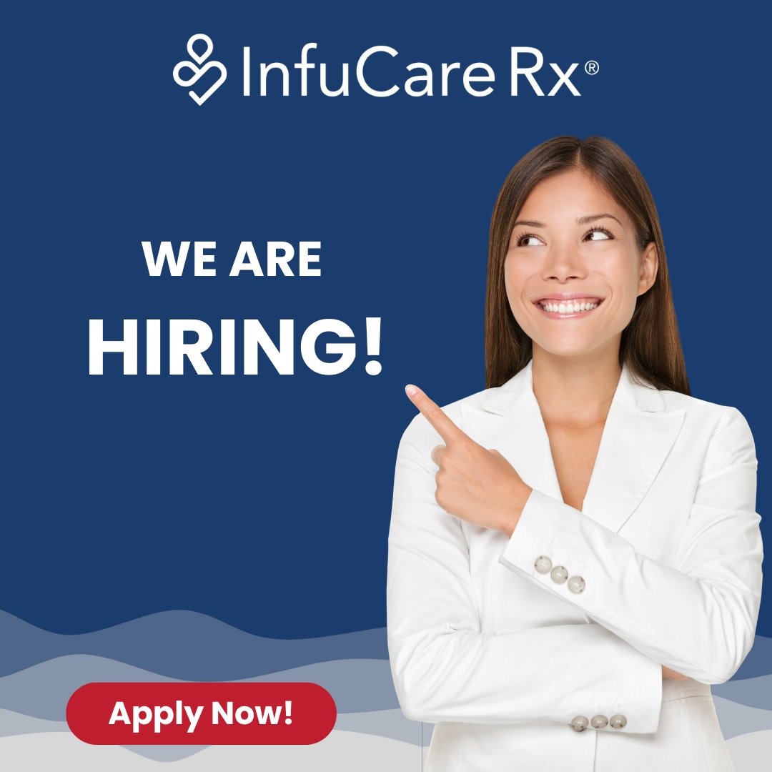 Are you looking for exciting #career opportunities in the #healthcare field? We would love for you to join our dedicated team at InfuCare Rx! Apply today or explore more openings in your area: workforcenow.adp.com/mascsr/default…  

#PharmacyJobs #InfusionNurse #RemoteJobs #SpecialtyPharmacy
