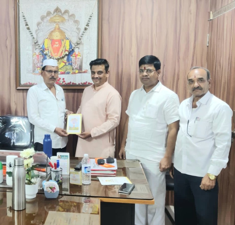 Shri. Balasaheb Kavade, President of Shri Vighnahar Devasthan Trust, Ozar, Junnar, Pune, has been graciously invited to attend the grand Sanatan Rashtra Shankhnad Mahotsav, to be held in Ponda, Goa, from 17th to 19th May 2025.

This mega event marks 25 glorious years of Sanatan