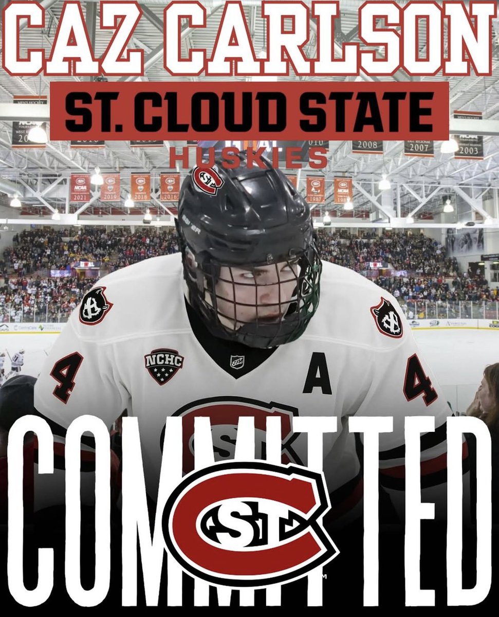 🚨Caz Carlson of Rock Ridge has committed to St. Cloud State University