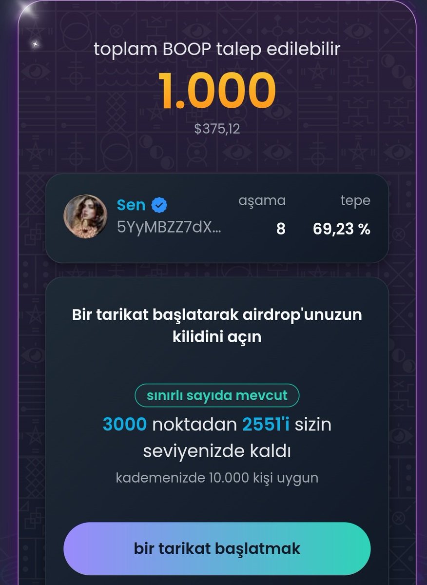 CandyCripto's tweet image. Kaito sayesinde 400$ BOOP kazandım Şu an claim aktif olmasa da yine de güzel bir sürpriz oldu 🎉