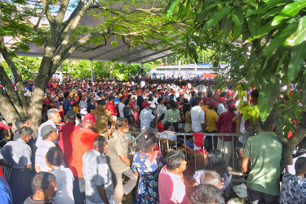 RajapaksaNamal's tweet photo. We honour the working class, the backbone of our nation. It was under President Mahinda Rajapaksa that dignity and pride were restored to them.

We believe in the potential of the Sri Lankan people. With the right leadership, we can once again become South Asia’s strongest nation.

They mocked us, lied about us, and rose to power by turning the people against us. This government came to power on the backs of the working class, then abandoned them with taxes, job insecurity, and fear.

We are not afraid of this government. But we will hold you accountable for every broken promise.

This is a call for a new generation of leadership rooted in vision, values, and the real needs of our people.

Thank you to everyone who stood with us at the SLPP May Day rally in Nugegoda. The journey to rebuild Sri Lanka has just begun.

#Mayday2025
#SLPP