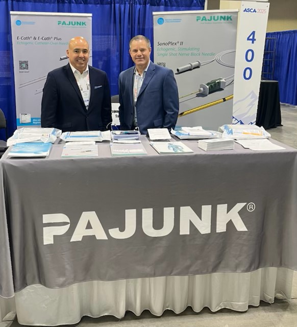 🚨 We’re live at #ASCA2025! 🚨

Stop by Booth 426 to explore anesthesia solutions trusted worldwide:

✅ SPROTTE® – lower PDPH risk
✅ SonoPlex® II – ultrasound precision
✅ E-Cath® II &amp; SonoLong – next-gen continuous tech

#PajunkUSA #RegionalAnesthesia #PainManagement