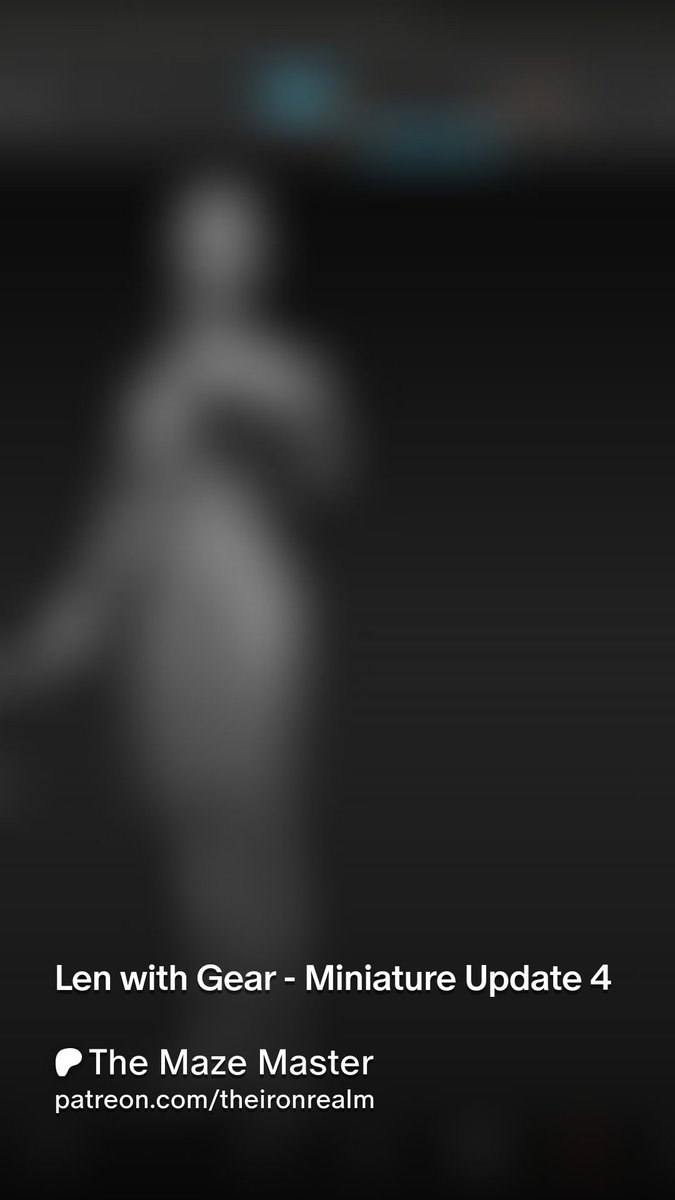 Visit Patreon and support the custom creation of the Official Len miniature for The Iron Realm.  With your support, this miniature will reach completion - lend your Sword - or should I say Mace? - to the cause!
patreon.com/posts/len-with…